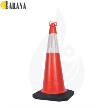 مخروط ایمنی پایه دار 75 سانتی