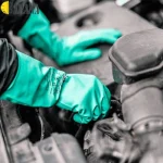 دستکش ضد حلال نیتریل uvex