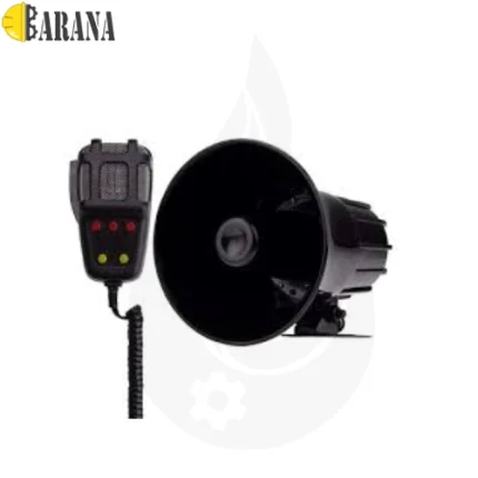آژیر و بلندگوی میکروفن دار 12 ولت