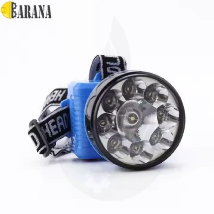 چراغ روی کلاه شارژی RL1023 ۱۵ LED آبی